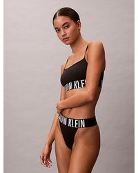 Calvin Klein - High Leg Thong Intense Power Micro - Lyst