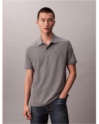 Calvin Klein - Calvin Klein Cotton Pique Classic Polo Shirt - Lyst