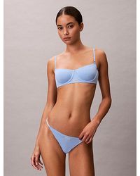 Calvin Klein - Balconette Bra Cotton Modal Bare - Lyst
