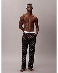 Calvin Klein - Pyjama Pants Cotton Poplin - Lyst