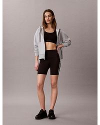 Calvin Klein - Sport Quick Dry High Rise Tight Gym Shorts - Lyst