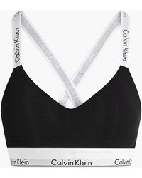 Calvin Klein - Bralette - Modern Cotton - - Black - Women - Xs - Lyst