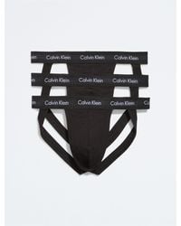 Calvin Klein - Cotton Stretch 3-pack Jock Strap - Lyst