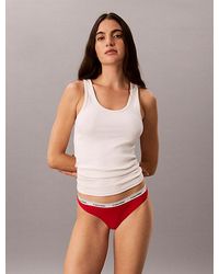 Calvin Klein - Thong Icon Logo - Lyst