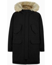 Calvin Klein Parka de plumas con capucha - Negro