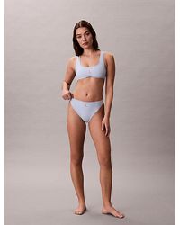 Calvin Klein - Bralette Bikini Top Ck Monogram - Lyst