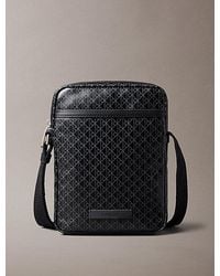 Calvin Klein - Allover Emblem Logo Reporter Bag - Lyst