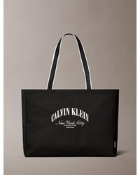 Calvin Klein - Heritage Crest Logo Tote Bag - Lyst