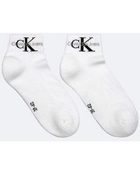 Calvin Klein - 2 Pack Soft Cotton Stretch Ankle Socks - Lyst