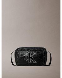 Calvin Klein - Signature Monogram Crossbody Camera Bag - Lyst