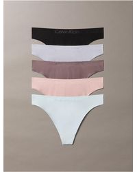 Calvin Klein - Bonded Flex Seamless 5-Pack Thong - Lyst