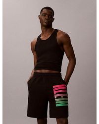 Calvin Klein - Jeans Cotton Terry Jogger Shorts Pride - Lyst