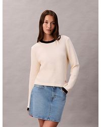 Calvin Klein - Jeans Long Sleeve Waffle T-Shirt - Lyst
