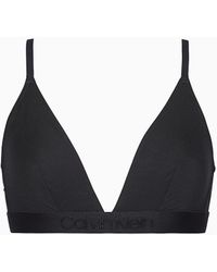 Calvin Klein Sujetador de tri�ngulo - Tonal Logo - Negro