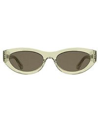Calvin Klein - Oval Sunglasses - Lyst