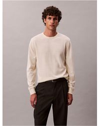 Calvin Klein - Merino Wool Classic Sweater - Lyst