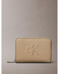 Calvin Klein - Rfid-Portemonnee Met Rits Rondom - Lyst