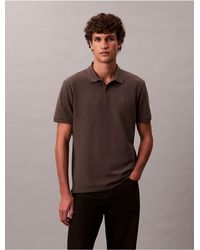 Calvin Klein - Calvin Klein Cotton Pique Classic Polo Shirt - Lyst