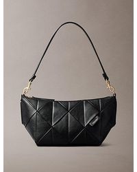 Calvin Klein - Woven Emblem Shoulder Bag - Lyst