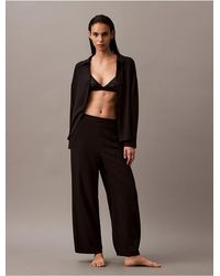 Calvin Klein - Woven Viscose Sleep Pants - Lyst