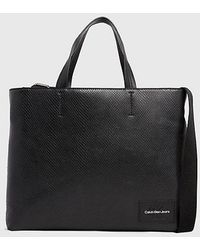 Calvin Klein - Schmale Tote-Bag aus Schlangenleder - Lyst