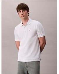 Calvin Klein - Calvin Klein Cotton Pique Classic Polo Shirt - Lyst