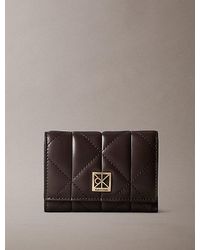 Calvin Klein - Quilted Zip Wallet - Lyst