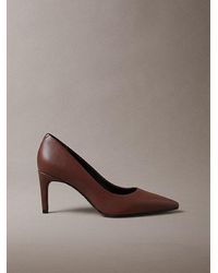 Calvin Klein - Leather Stiletto Pumps - Lyst
