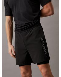 Calvin Klein - 2-in-1 Gym Shorts - Lyst