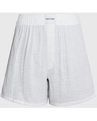 Calvin Klein - Shorts de pijama - Pure Textured - Lyst