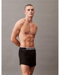 Calvin Klein - Intense Power Lounge Slim Woven Boxer - Lyst