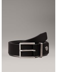 Calvin Klein - Leather Belt - Lyst