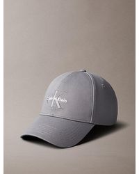 Calvin Klein - Embroidered Monogram Logo Twill Cap - Lyst