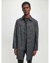 Calvin Klein Abrigo impermeable estampado - Negro