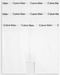 Calvin Klein - 3-pack Boxers Lang - Cotton Stretch - Lyst
