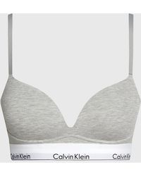 Calvin Klein - Push Up Plunge Bra - Modern Cotton - Lyst