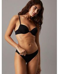 Calvin Klein - Parte de arriba de bikini push up - CK Essentials - Lyst