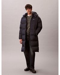Calvin Klein - Jeans Hooded Nylon Puffer Coat - Lyst