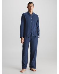 Calvin Klein - Flannel Pants Pyjama Set - Lyst
