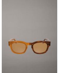 Calvin Klein - Occhiali Da Sole Rotondi Ckj25601S - Lyst