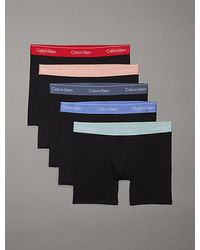 Calvin Klein - Pack de 5 bóxers sueltos largos - Icon Cotton Stretch - Lyst