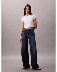 Calvin Klein - Jeans Wide Leg Jeans - Lyst