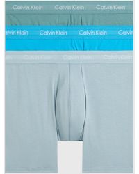 Calvin Klein - 3 Pack Boxer Briefs - Cotton Stretch - - Multi - Men - M - Lyst