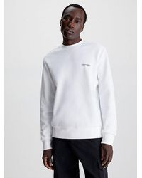 Calvin Klein - Sweatshirt aus Baumwolle - Lyst