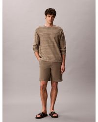 Calvin Klein - Cotton Canvas Drawstring Shorts - Lyst