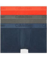 Calvin Klein - 3 Pack Low Rise Trunks - Ck Black - Lyst
