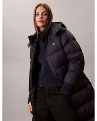 Calvin Klein - Hooded Down Puffer Coat - Lyst
