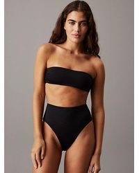 Calvin Klein - Parte de arriba de bikini de bandeau - CK Essentials - Lyst
