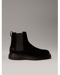 Calvin Klein - Jeans Suede Lug Chelsea Boots - Lyst