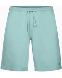 Calvin Klein Shorts de ch�ndal de felpa de algod�n - Verde